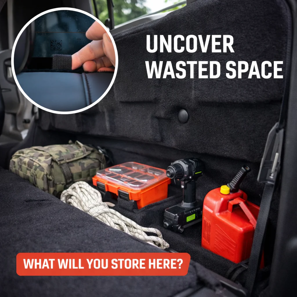 Ford F-150 F-250 F-350 2009~2022 Seat Latch Release — Unlock Your Hidden Storage Instantly 2 PCS