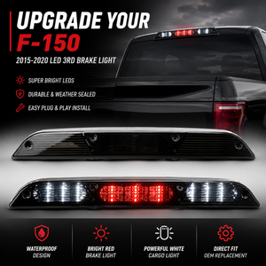 Ford F-150 3Rd Brake Light 2015-2020 Led Smoked Lens