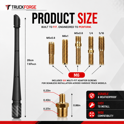 TruckForge Shorty Pro™ Ford-F150 Antenna