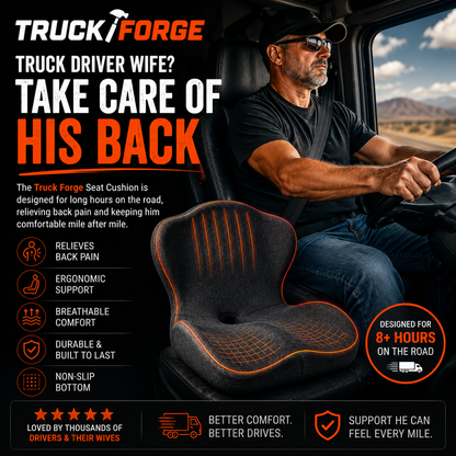 TruckForge LongHaul™ Seat Cushion