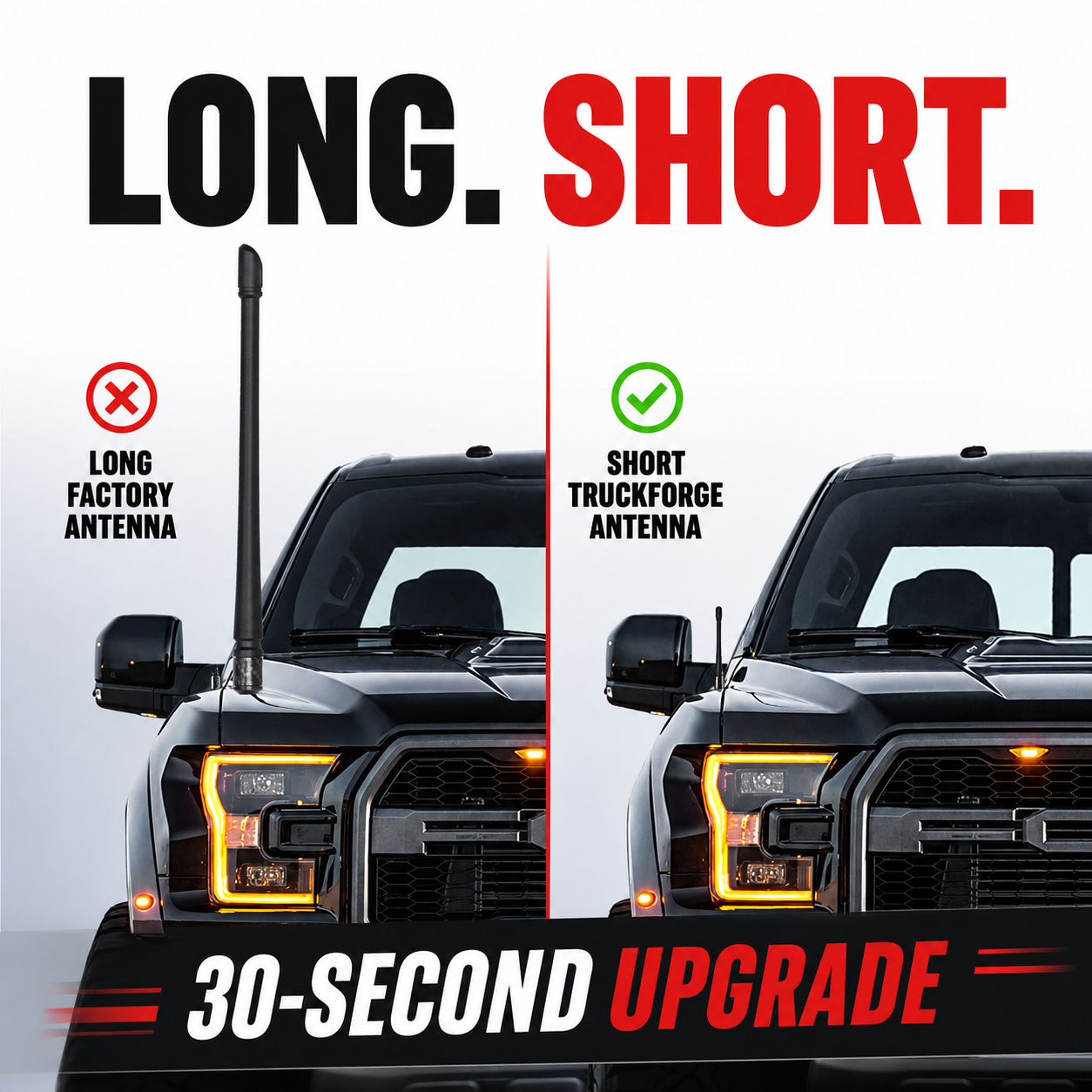 TruckForge Shorty Pro™ Ford-F150/250/350 Antenna