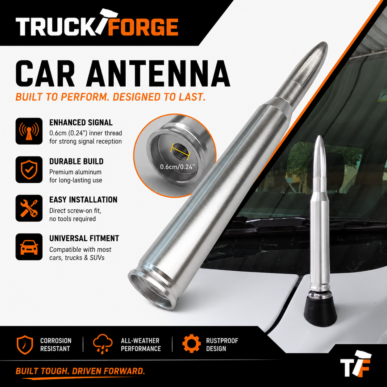 Truck Antenna Style Upgrade
