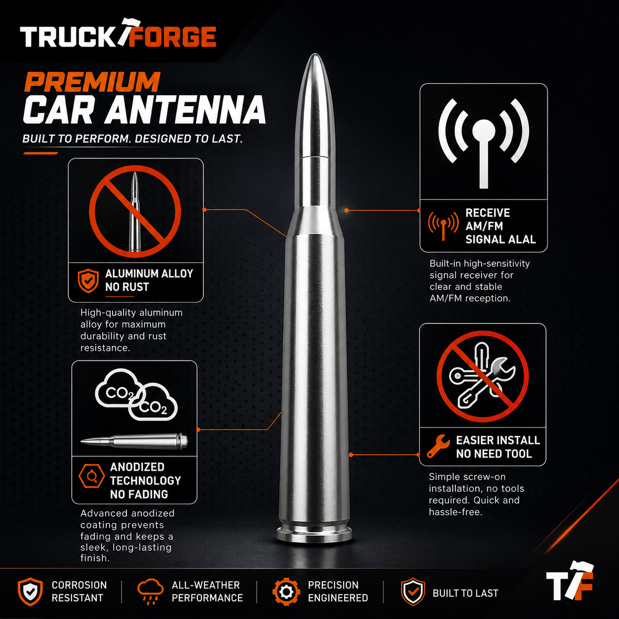 Truck Antenna Style Upgrade