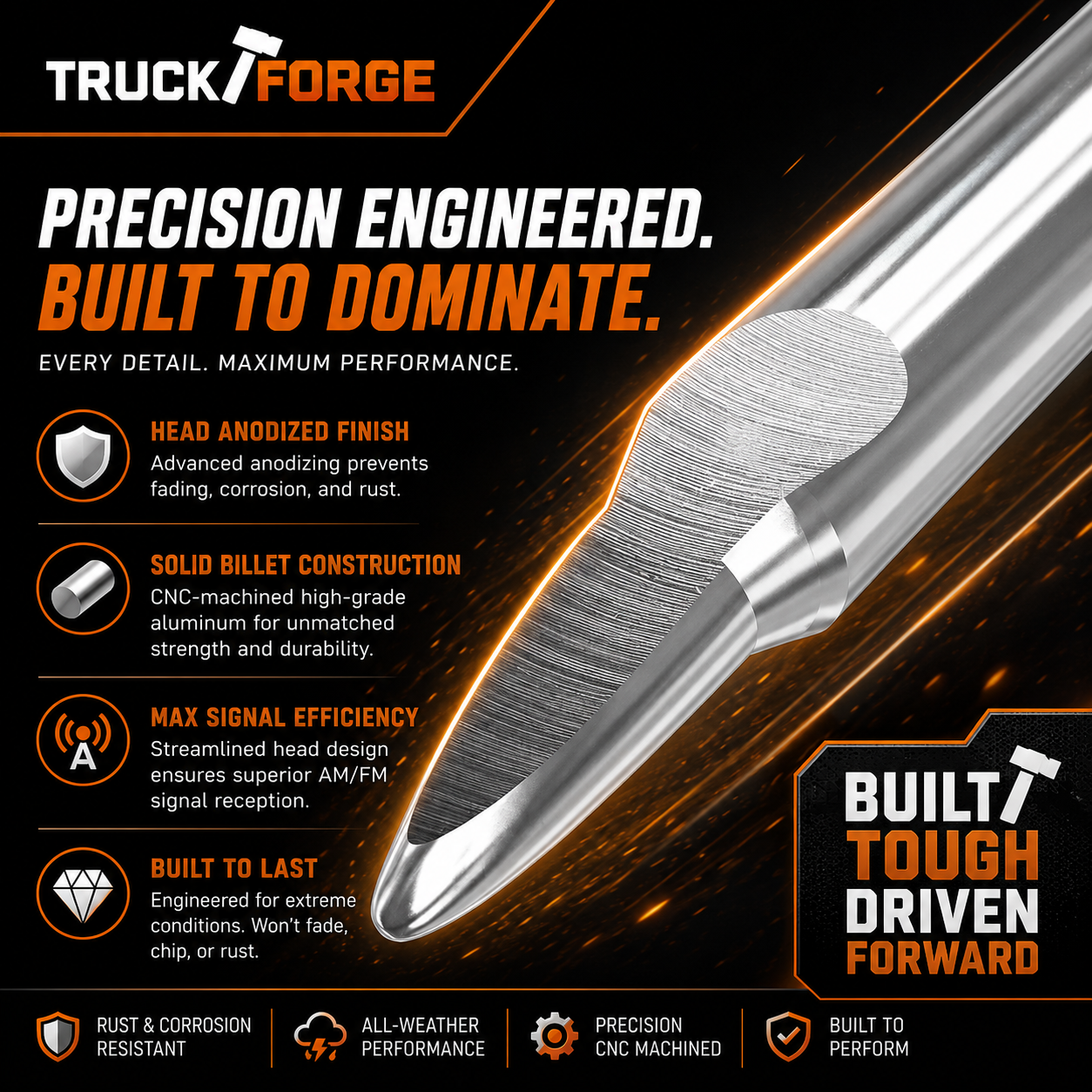 Truck Antenna Style Upgrade