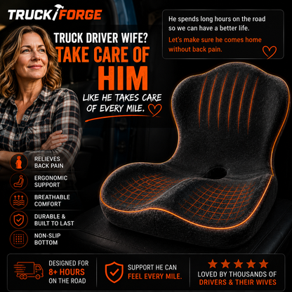 TruckForge LongHaul™ Seat Cushion
