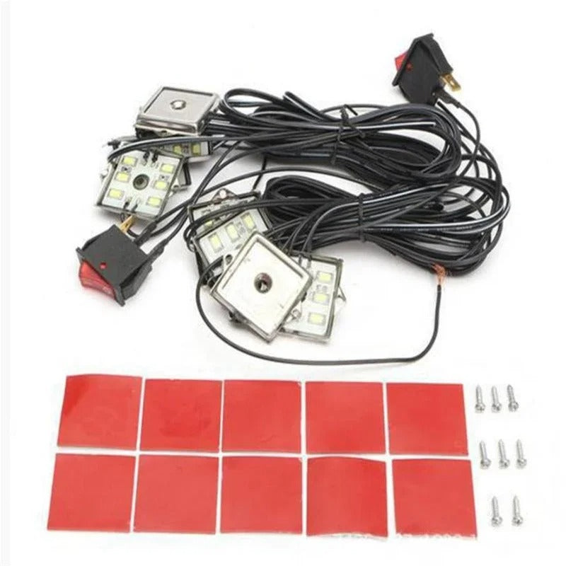 8Pcs Car LED Lights 6000K Truck Bed Lighting